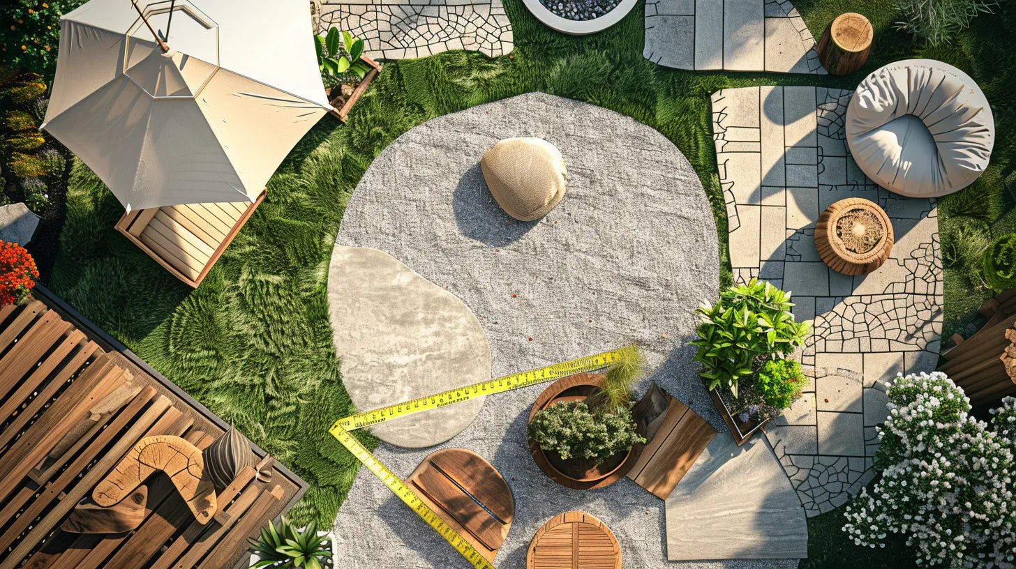 Round garden seating area sale