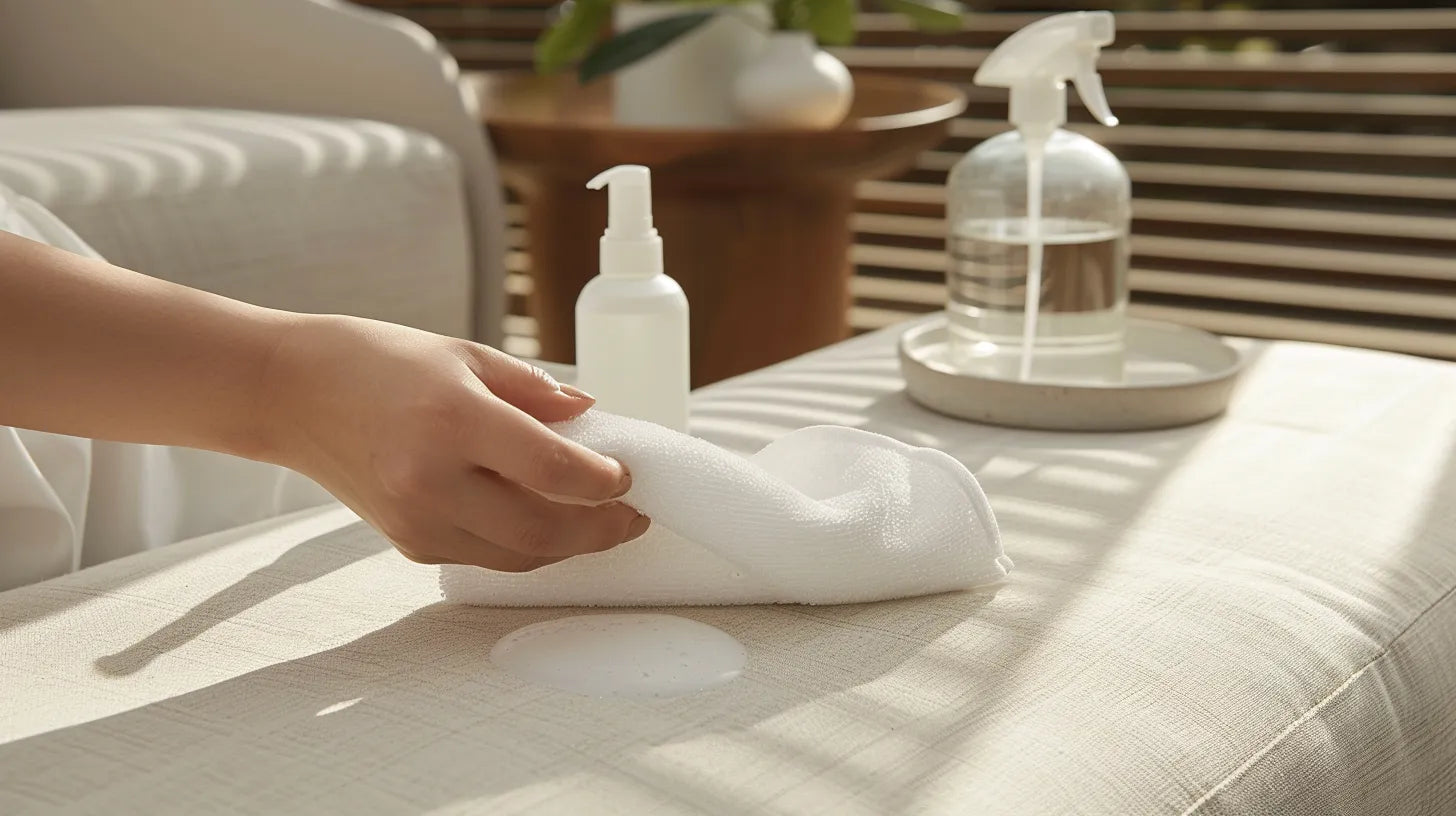 How to clean fabric cushions hot sale