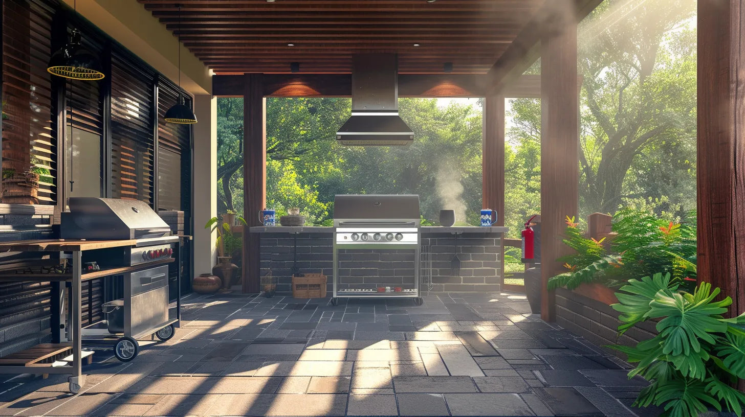 Can You Grill Under a Covered Patio F J Outdoors