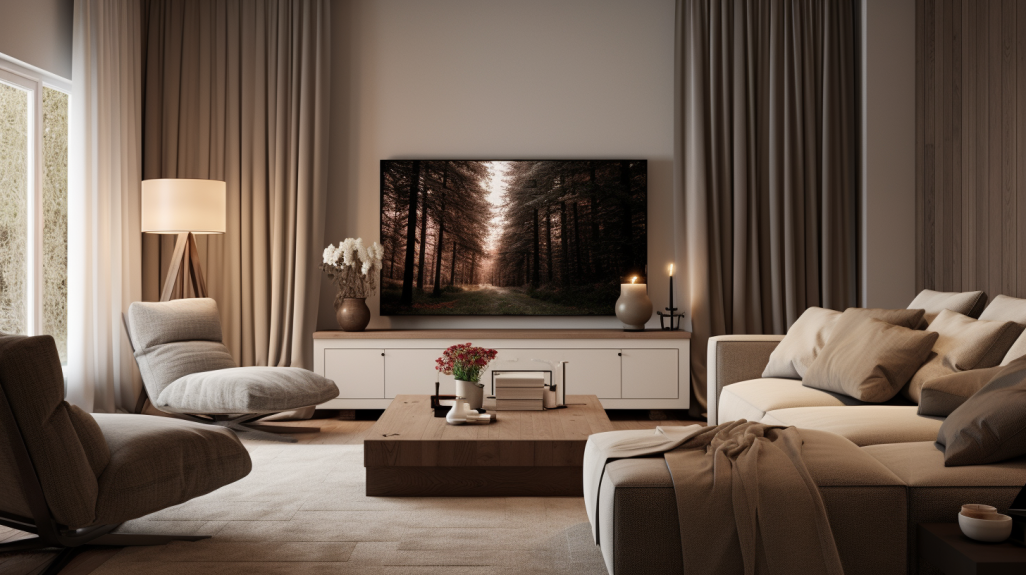 Enhance Your Home Theater Experience: Stylish Curtain Solutions for Behind the TV