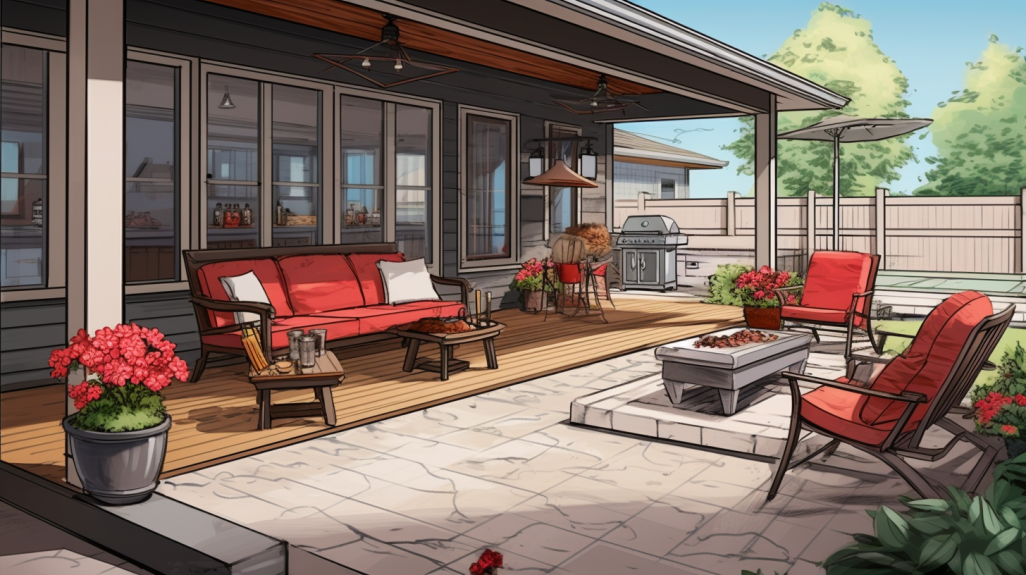 Finding the Perfect Balance: Can You Safely Enjoy a Fire Pit Under Your Covered Patio?