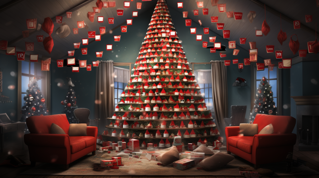 The Red Solo Cup Christmas tree is all ready for the holid…