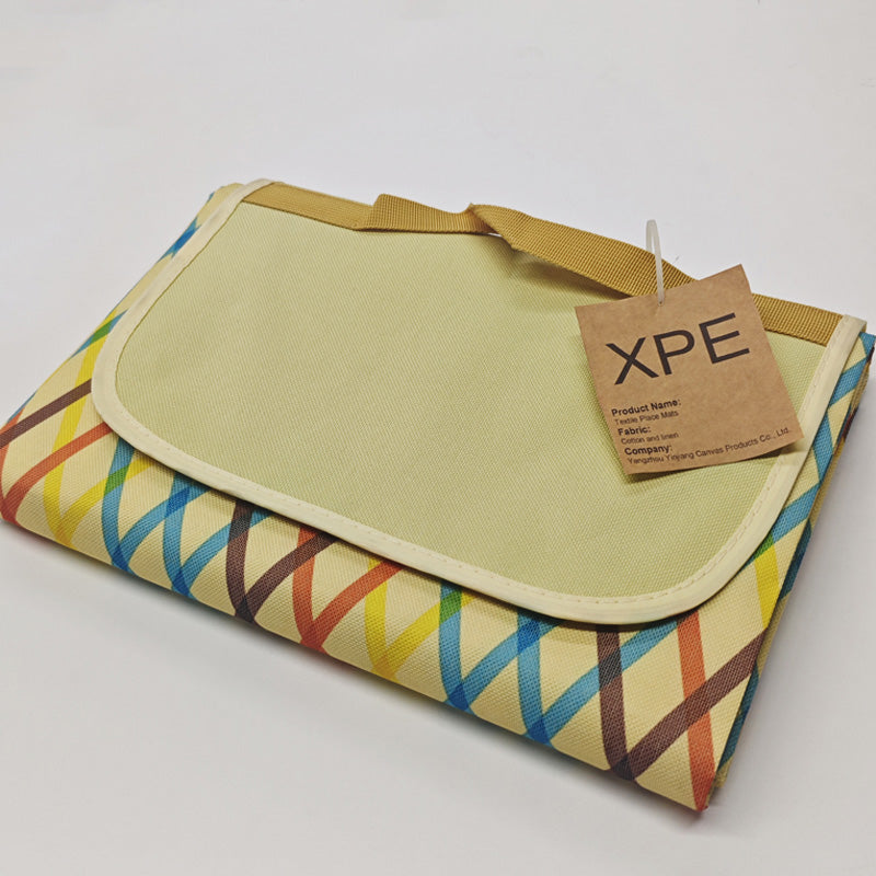 High-Density Oxford Eco-Friendly Waterproof Textile Place Mats for Camping