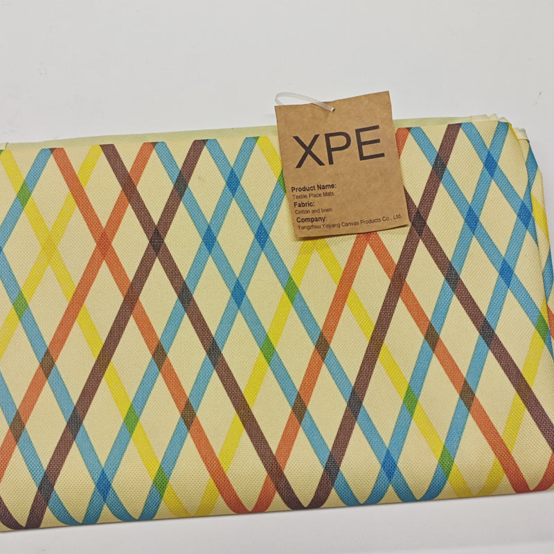 High-Density Oxford Eco-Friendly Waterproof Textile Place Mats for Camping