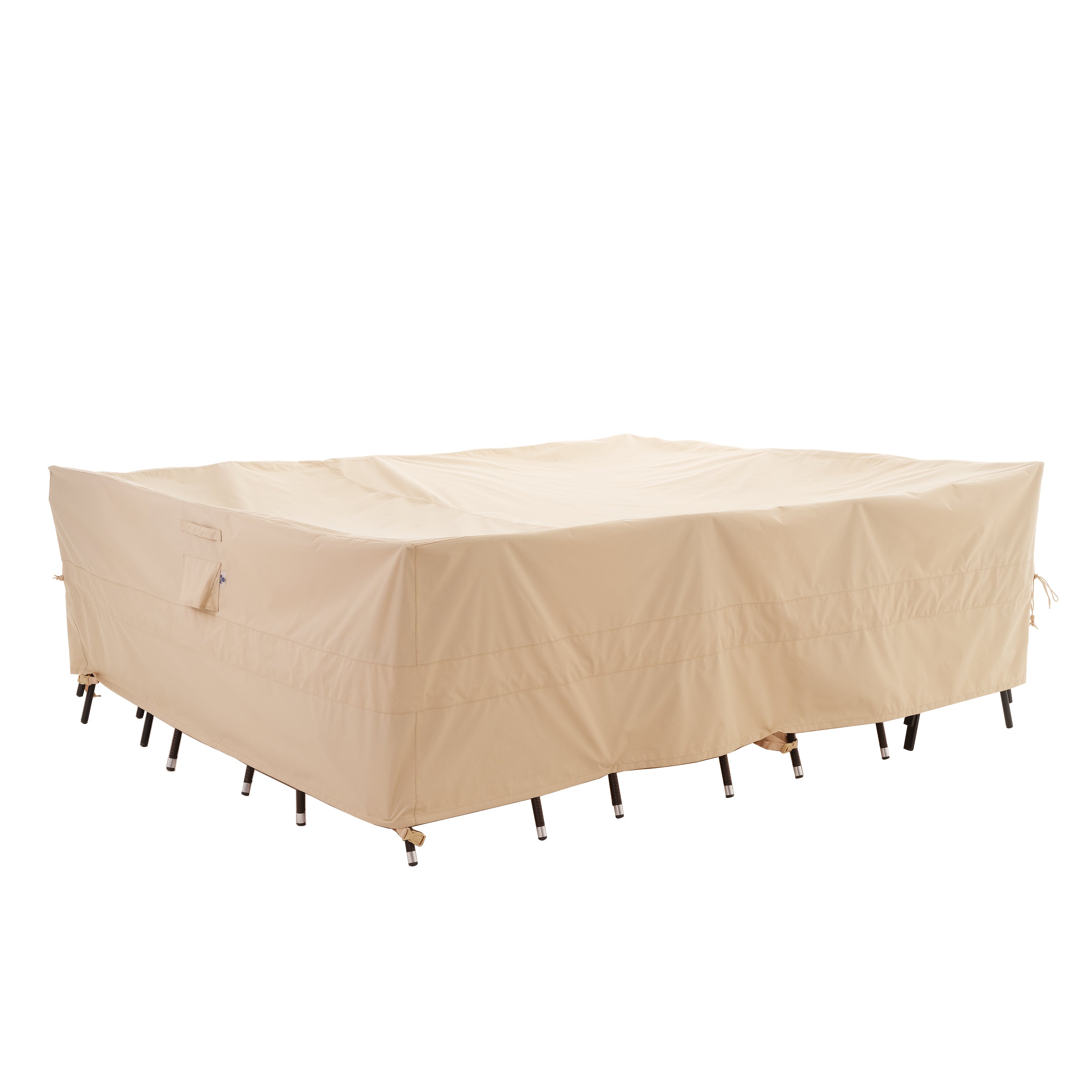 Waterproof Outdoor Patio Rectangular Cover - Beige - Dancing Garden Collection