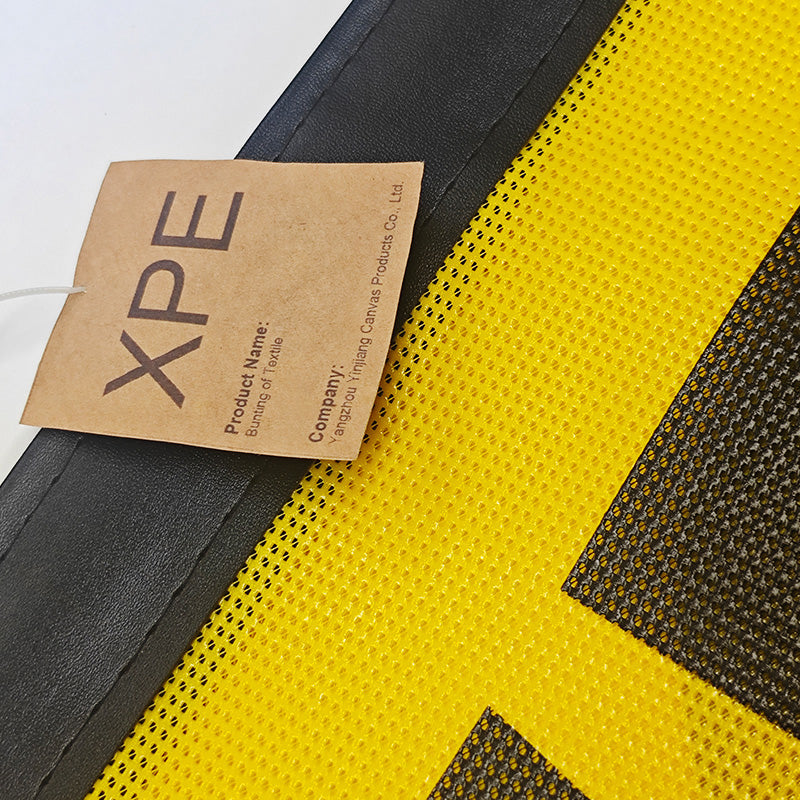 Polyester Textile Bunting Durability Safety Warning Flag