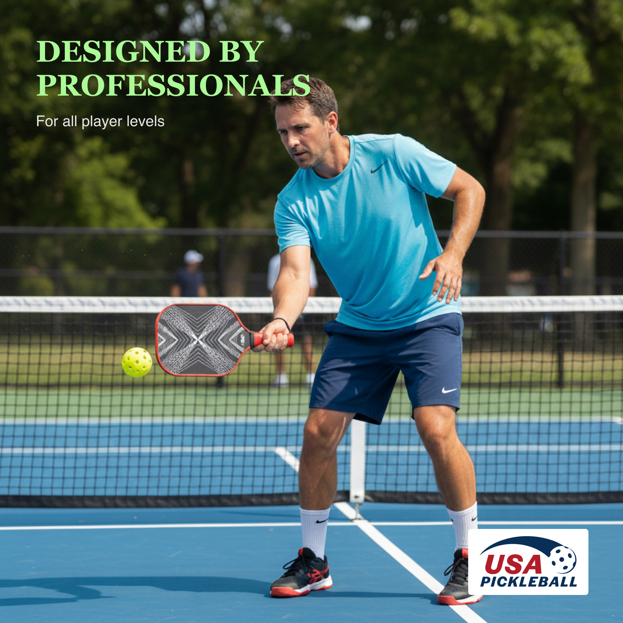 Fiberglass Pickleball Paddle Set – USAPA Approved Pickleball Paddles for Beginners & Adults
