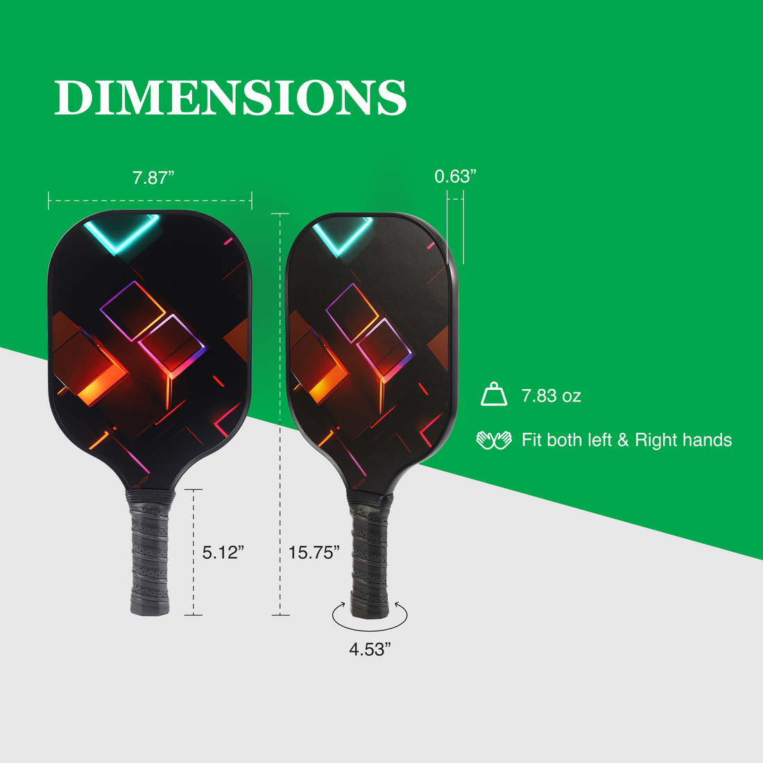 Fiberglass Pickleball Paddle Set – USAPA Approved Pickleball Paddles for Beginners & Adults