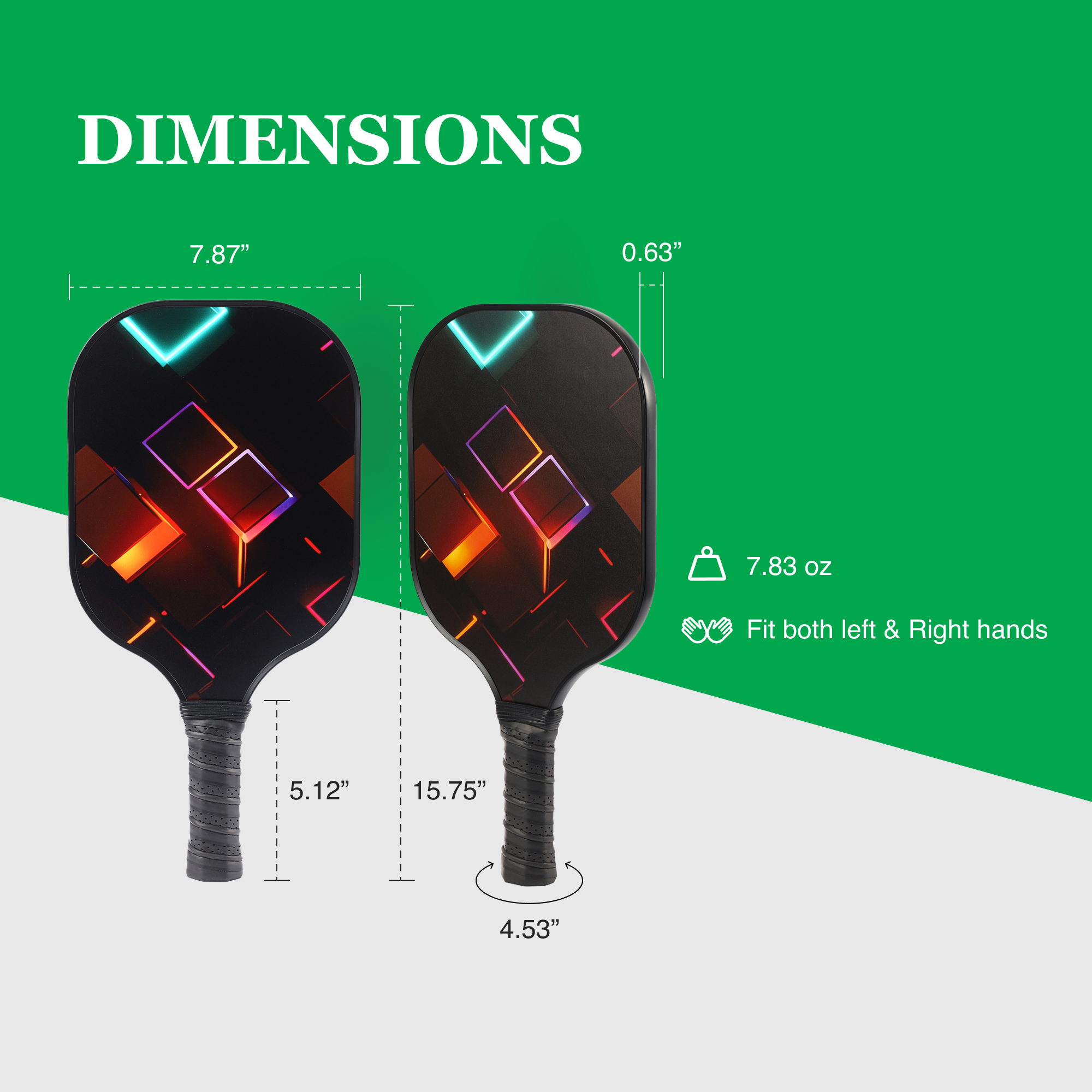 Fiberglass Pickleball Paddle Set – USAPA Approved Pickleball Paddles for Beginners & Adults