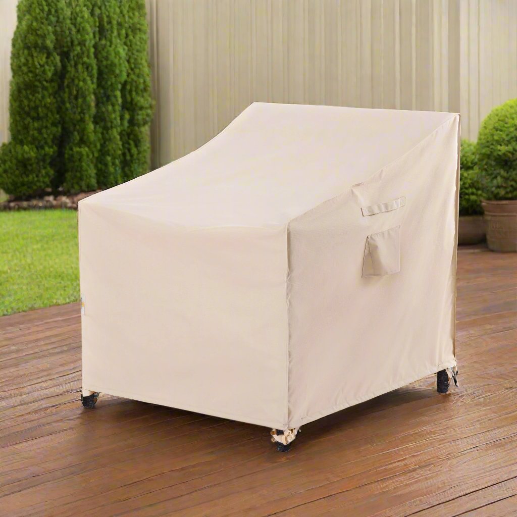 2025 Edition Waterproof Outdoor Patio Chair Cover - Beige