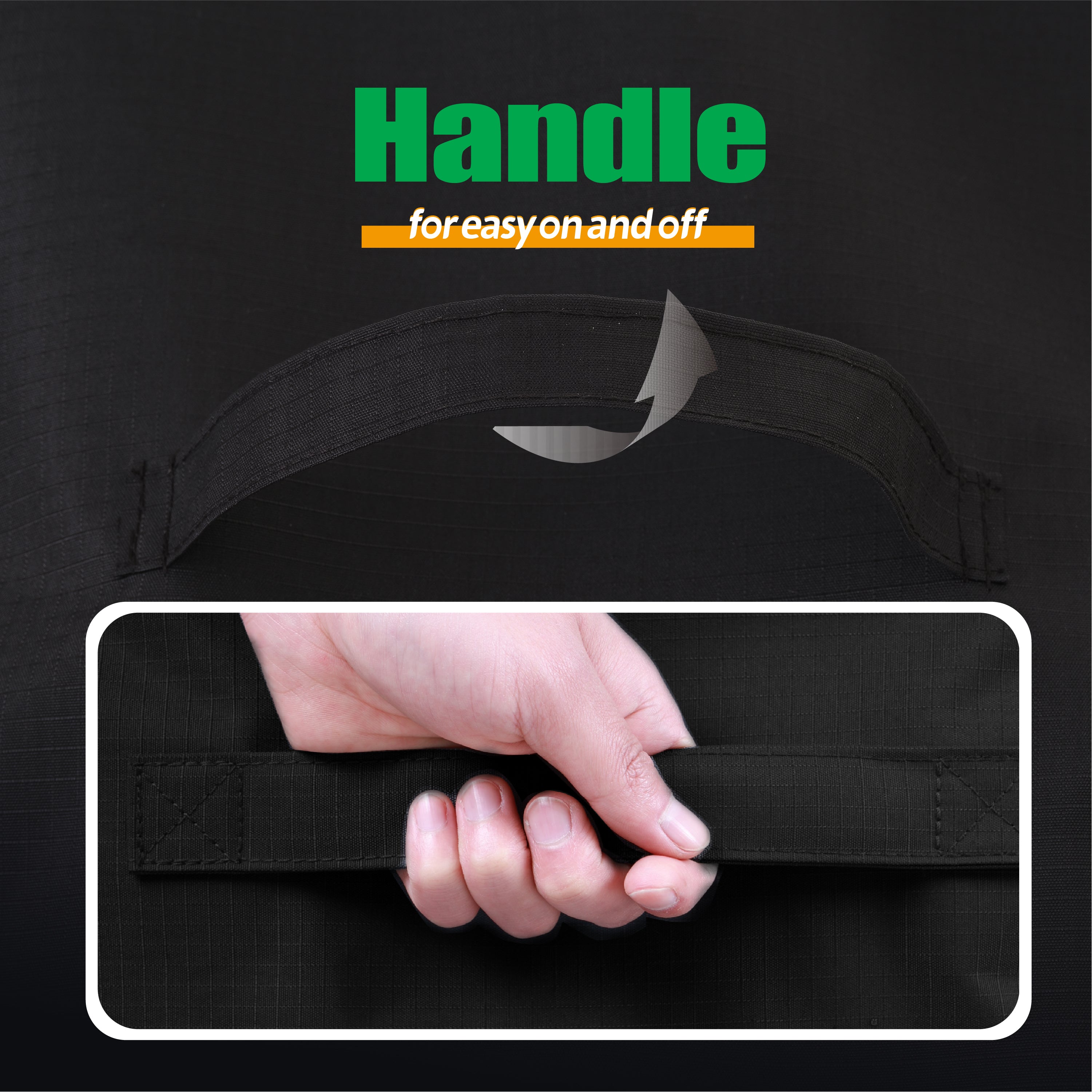 2025 Edition Waterproof Outdoor Patio Grill Cover - Black