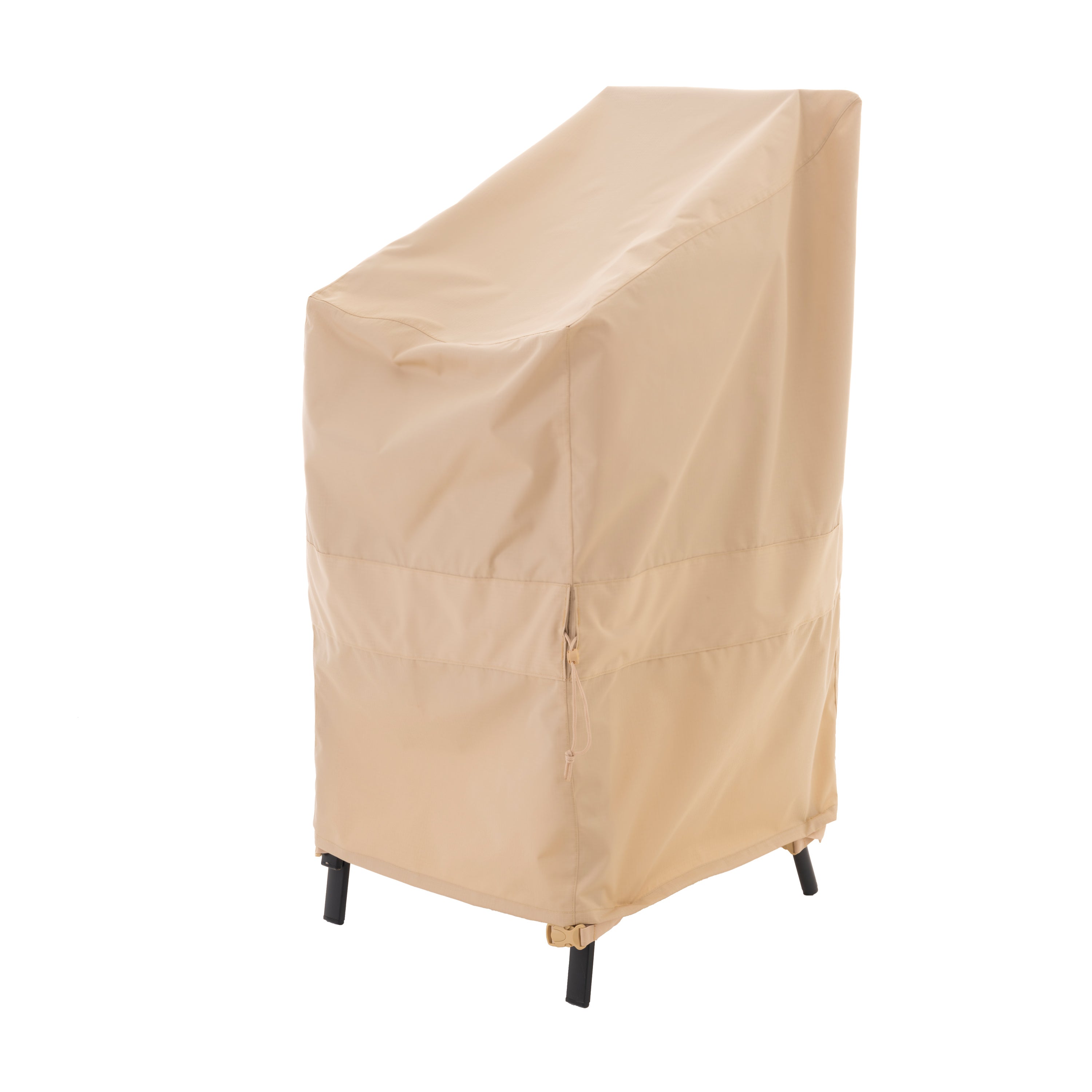 Waterproof Outdoor Patio Stackable Chair Cover - Beige - Dancing Garden Collection