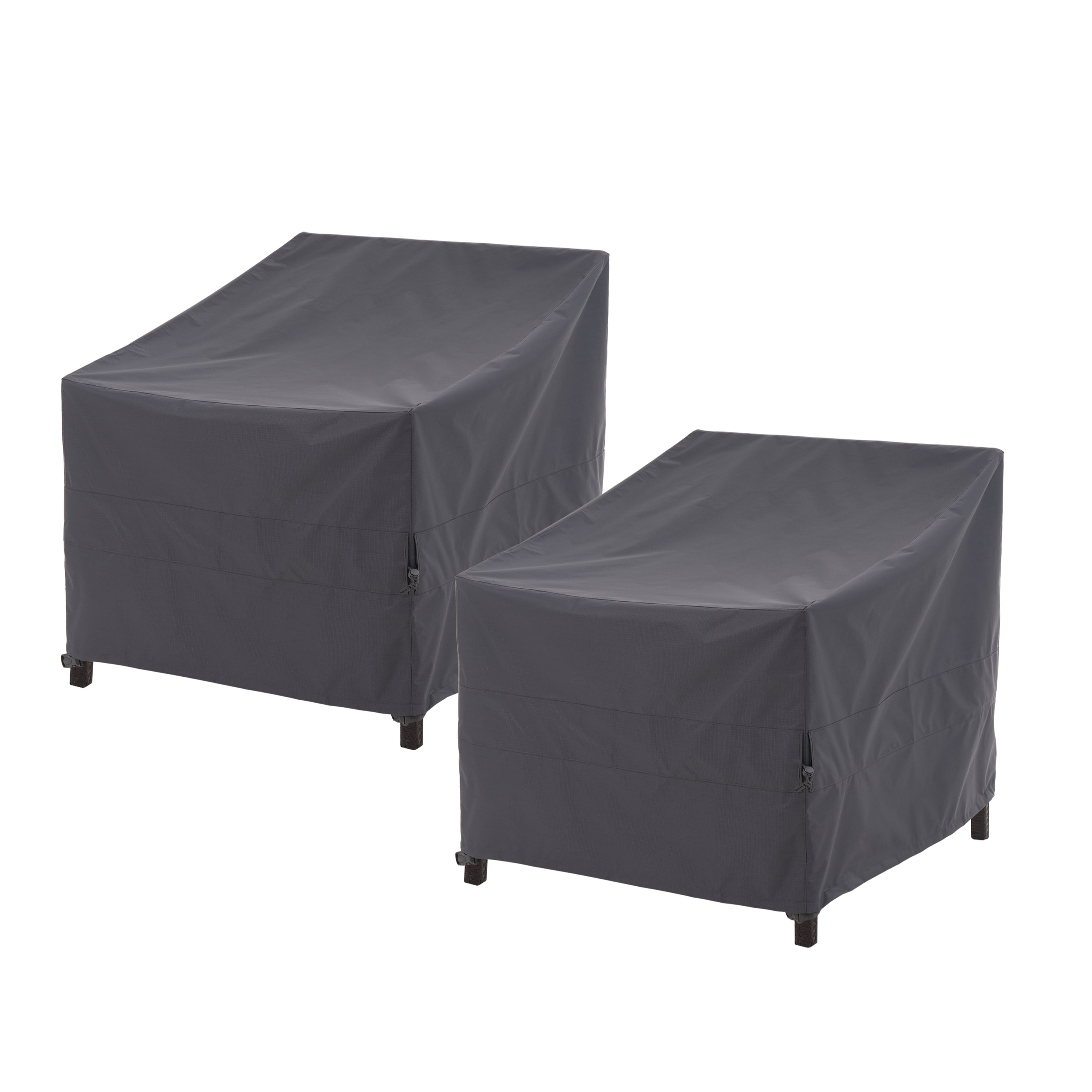 Waterproof Outdoor Patio Chair Covers - Gray - 2Packs - Dancing Garden Collection