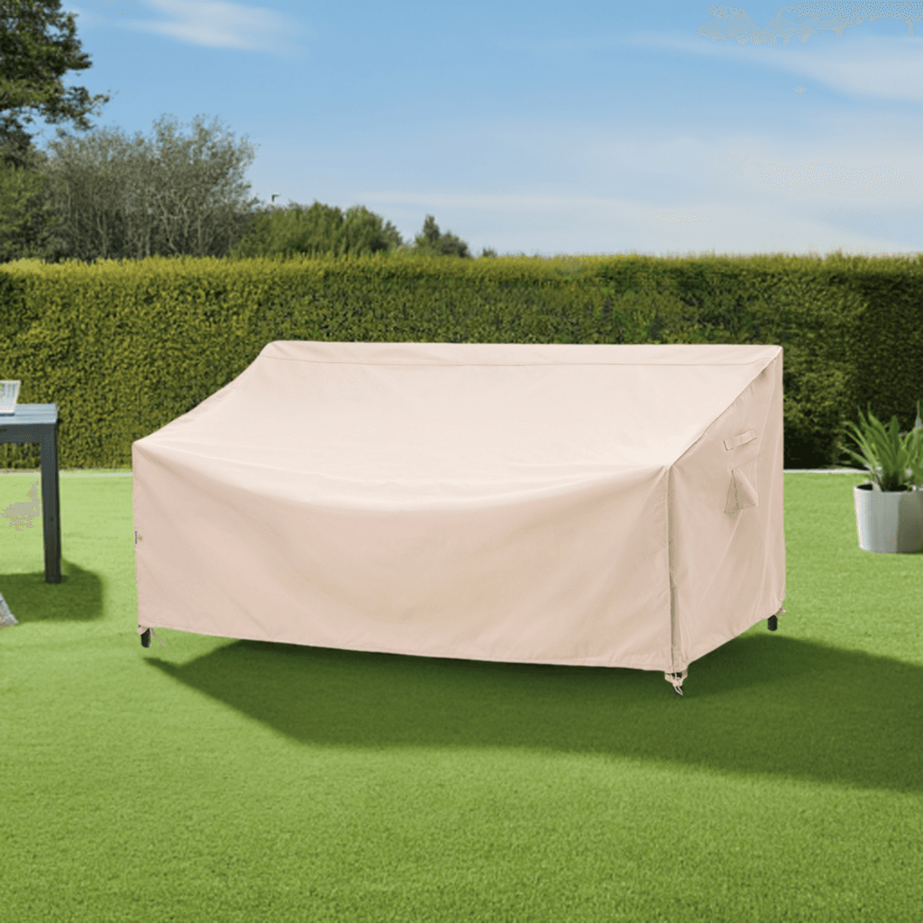 2025 Edition Waterproof Outdoor Patio Sofa/Bench/Loveseat Cover - Beige.