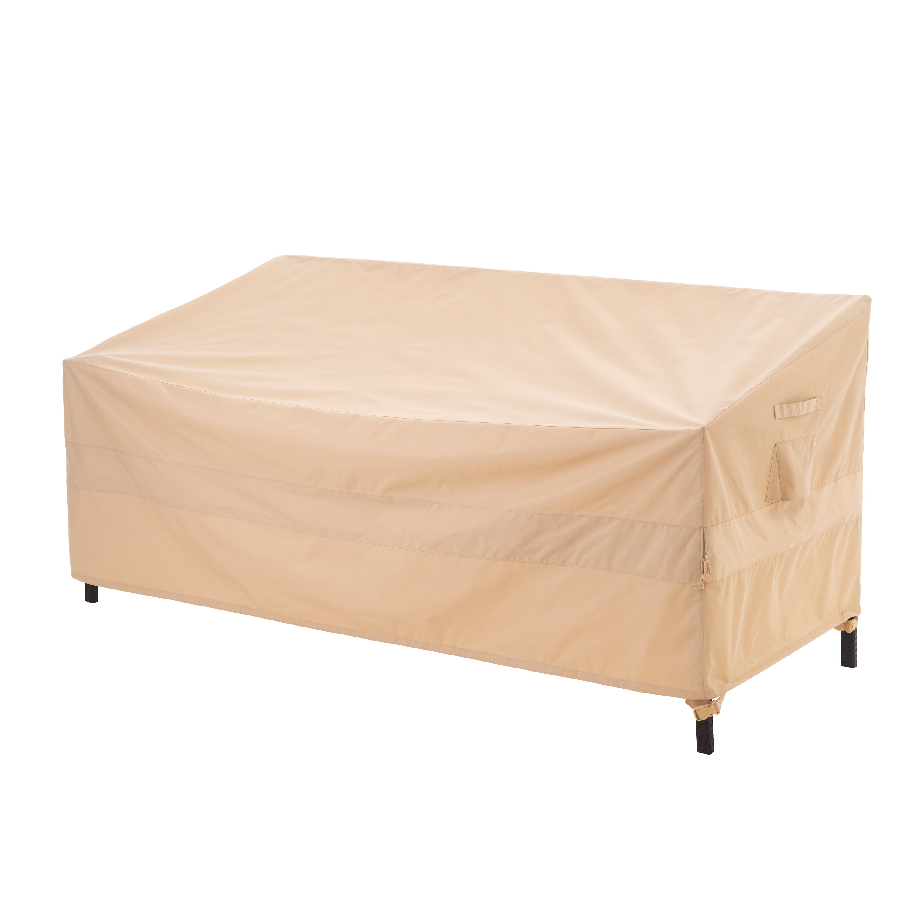 Waterproof Outdoor Patio Sofa/Loveseat/Bench Cover - Beige - Dancing Garden Collection