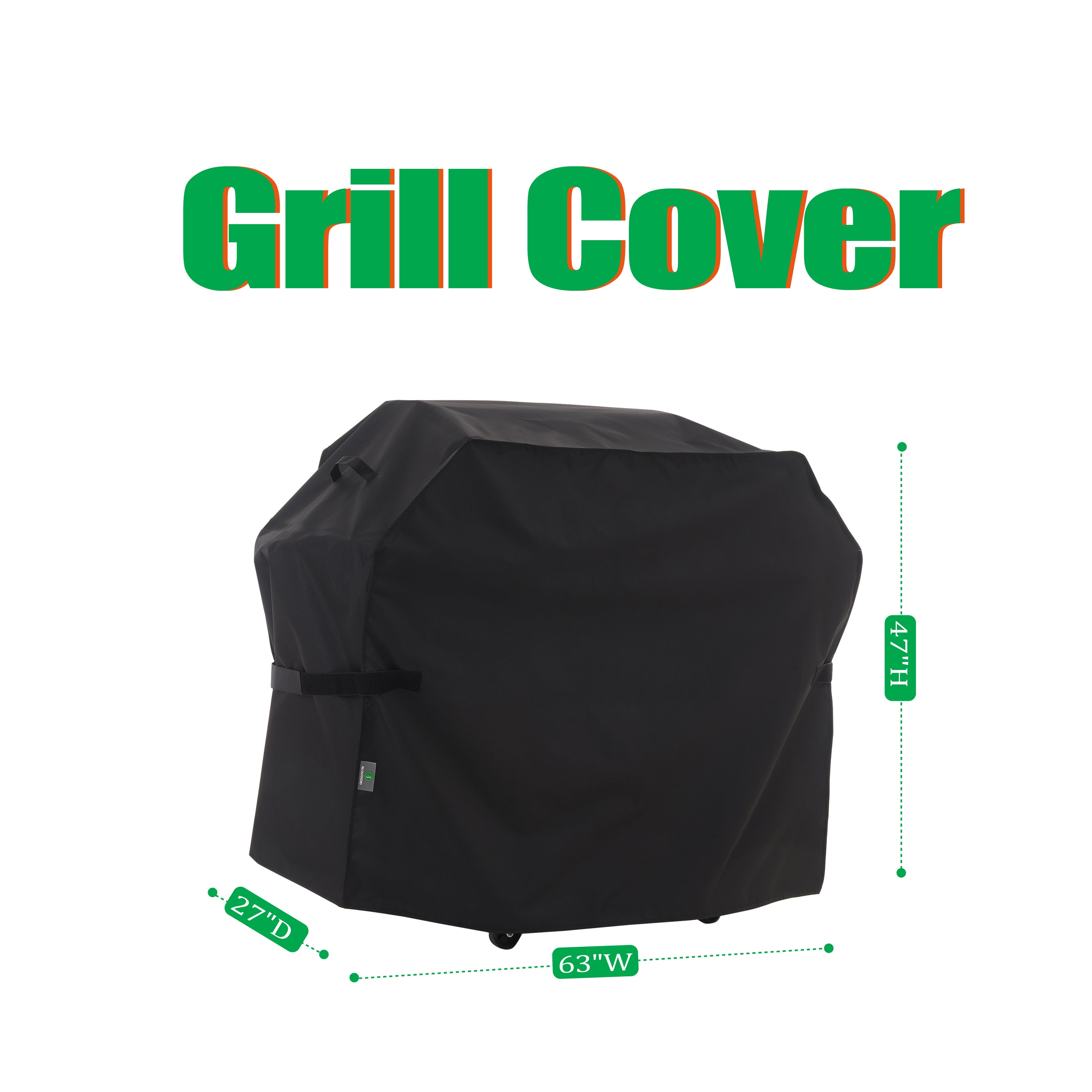 2025 Edition Waterproof Outdoor Patio Grill Cover - Black