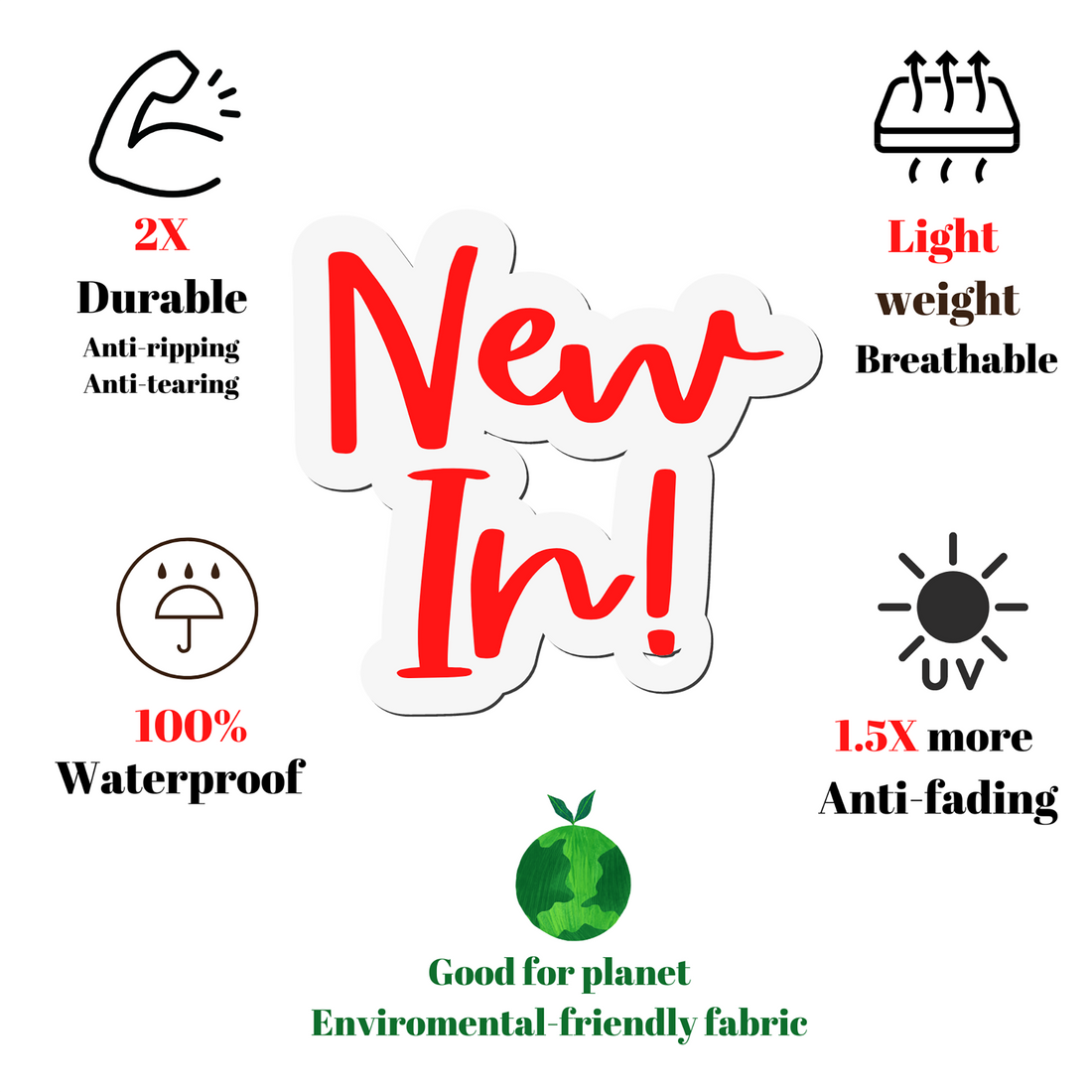 2025 Light Weight Edition Waterproof Outdoor Patio Chaise Lounge Chair Covers - Beige+Brown - 2 Packs