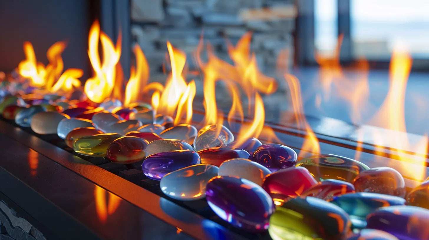 Exploring the Aesthetic and Functional Benefits of Fire Glass in Modern Interior Design: A Comprehensive Guide