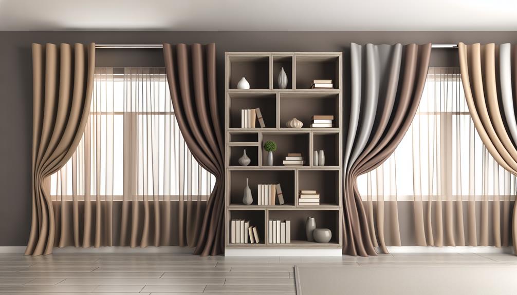 Creative Shelf Makeover How to Hide Shelves with Stylish Fabric Curta