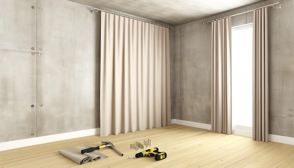 Mastering the Art: Step-by-Step Guide to Hanging Curtains on Concrete Walls