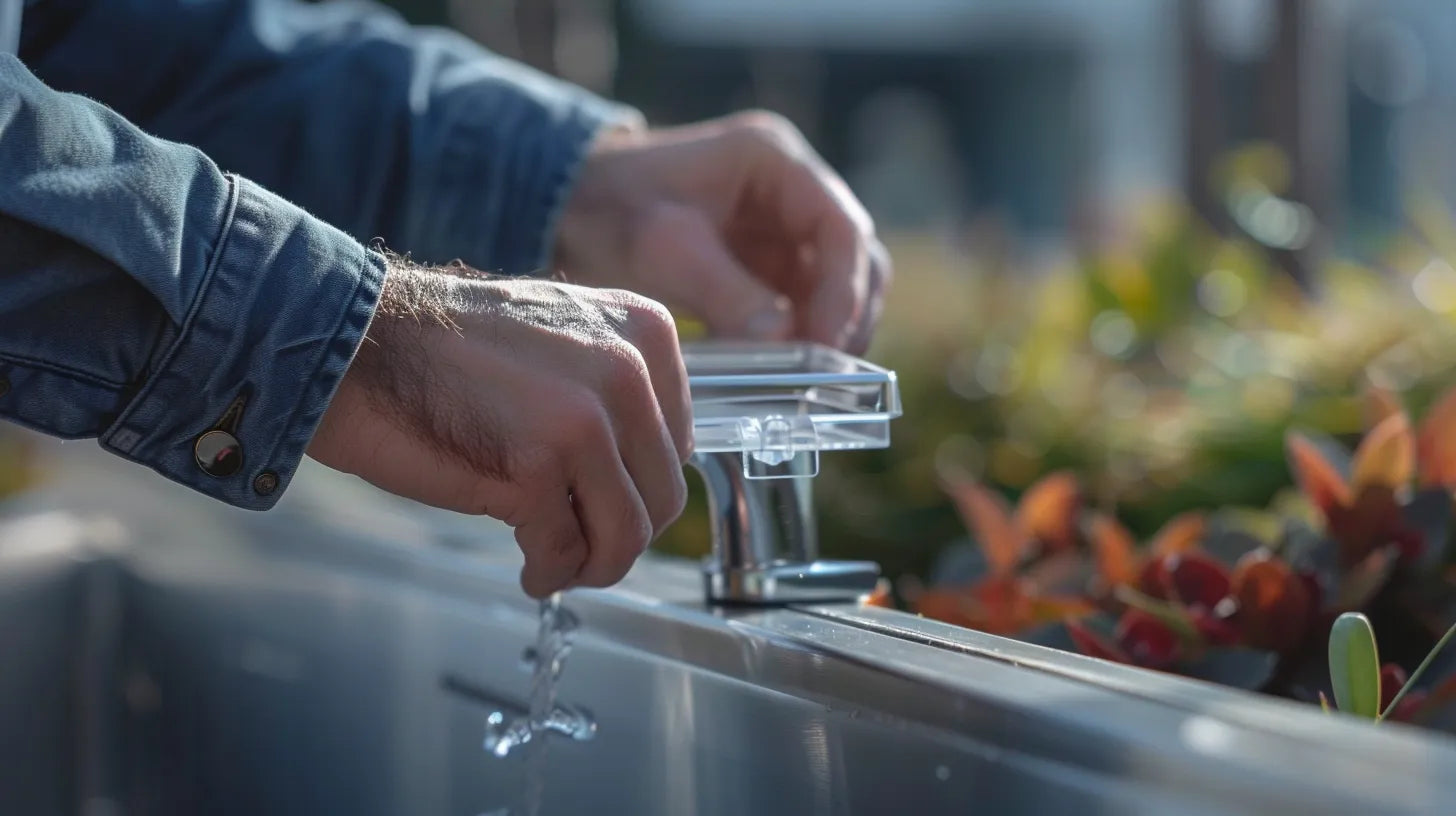 How to Put on a Faucet Cover