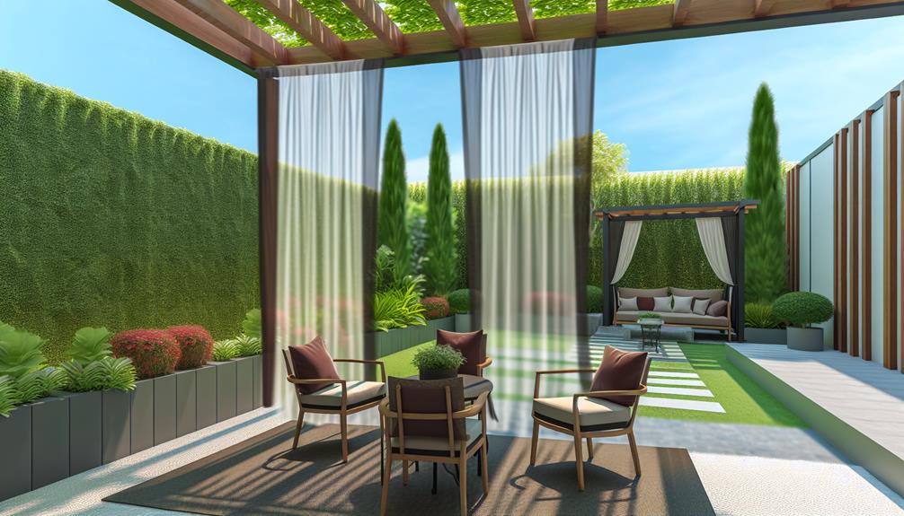 Outdoor Privacy Redefined Innovative Curtain Ideas for Secluded Space