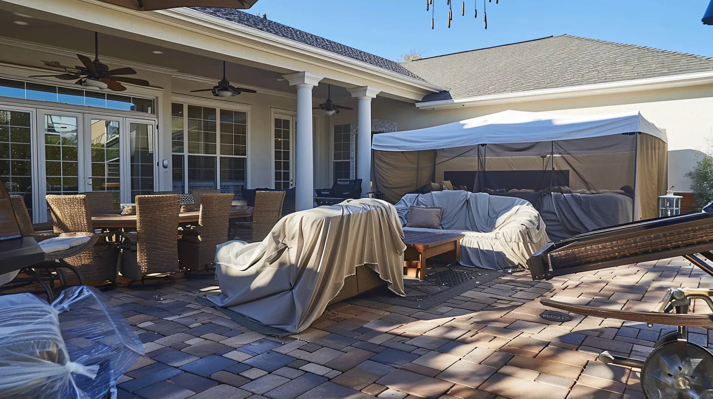 How Can I Prevent Wind From Blowing Away My Outdoor Furniture Covers?