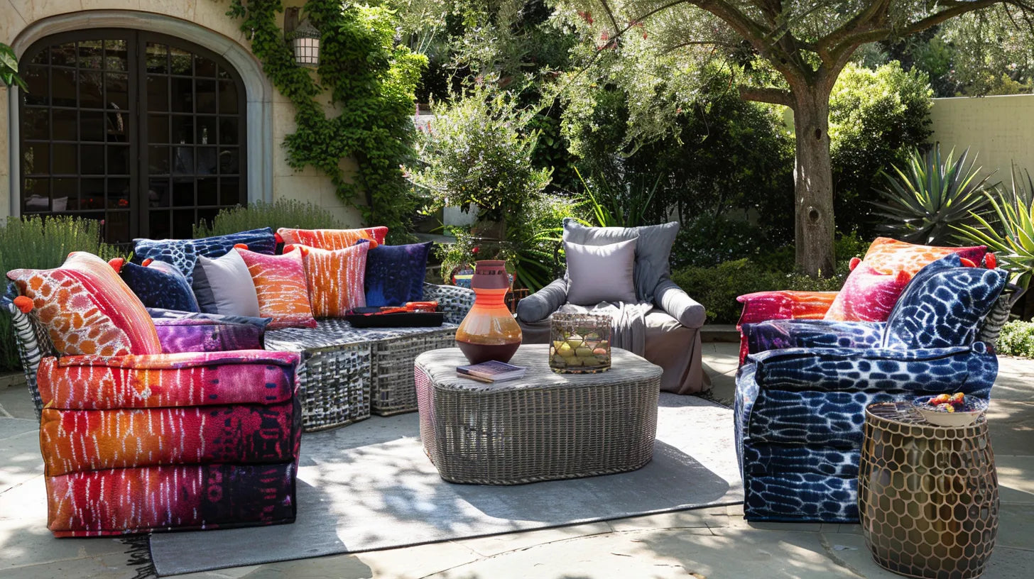 What Are Some Options for Outdoor Furniture Covers With an Ombre Pattern?