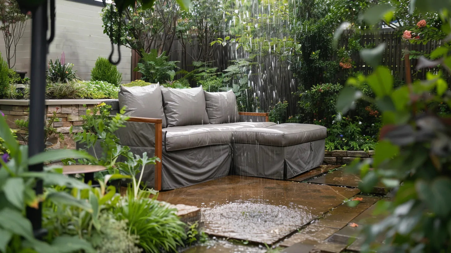 Are There Outdoor Furniture Covers With Built-In Drainage Holes or Channels?