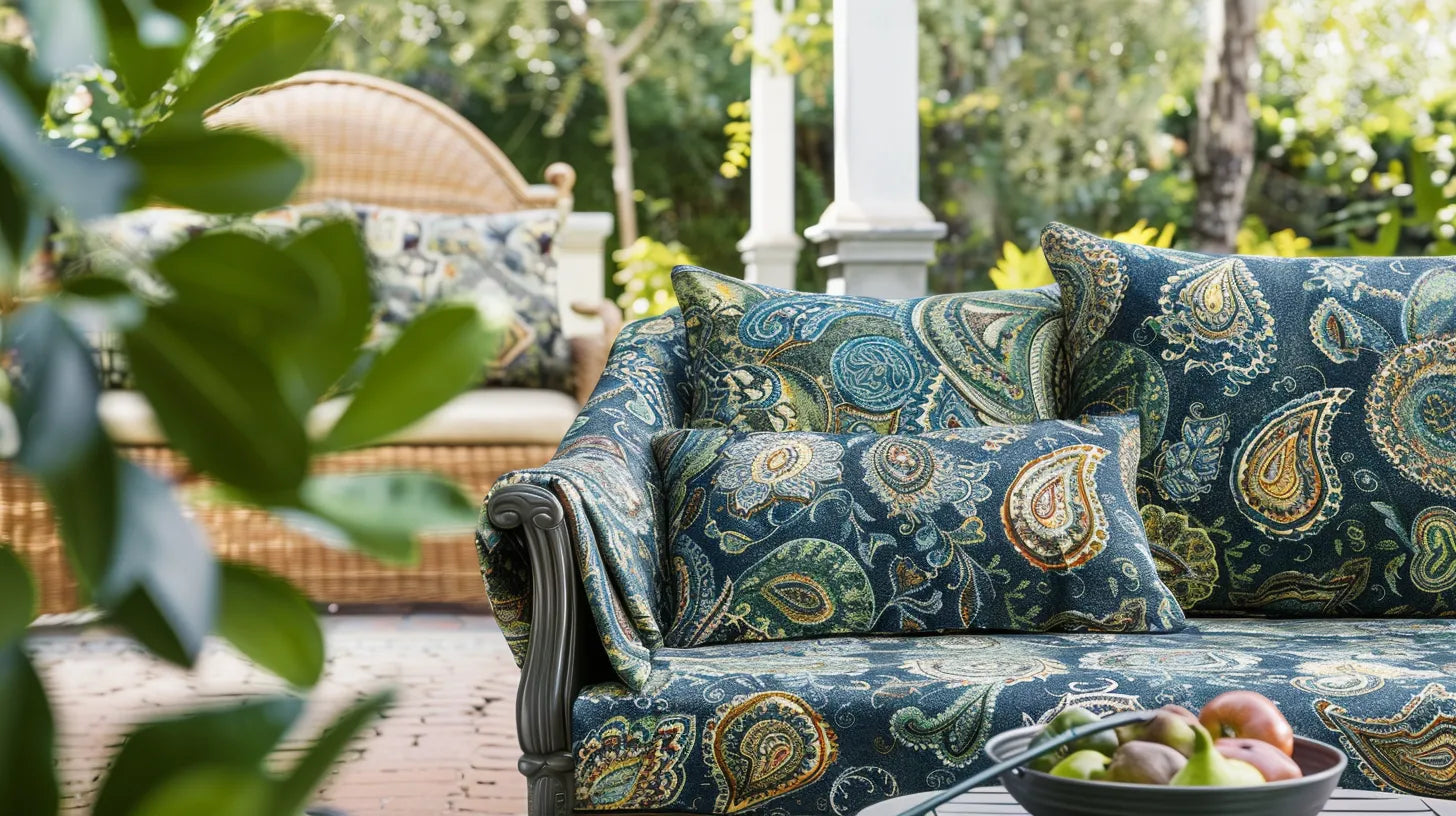 What Are Some Options for Outdoor Furniture Covers With a Paisley Pattern?
