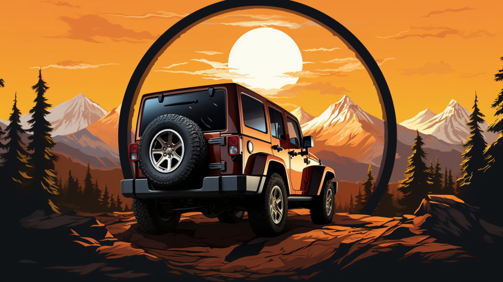 Express Your Jeep Spirit: Unleash the Good Vibes with a 'Life Is Good' Tire Cover