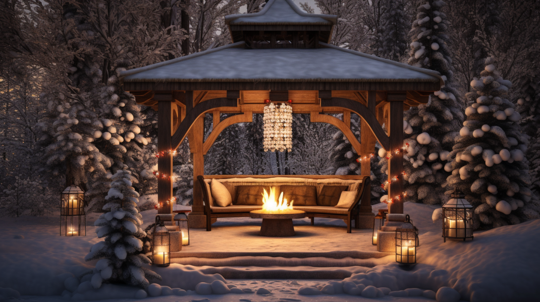 Ignite Your Winter Nights: Discover the Magic of a Gazebo Fireplace