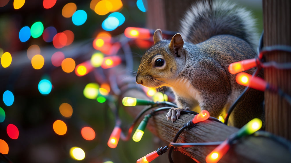 Protect Your Holiday Sparkle: How to Keep Squirrels from Eating Christmas Lights