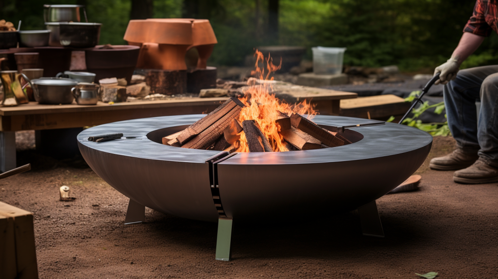 Exquisite DIY Metal Fire Pit Cover: Enhance Your Outdoor Living Space
