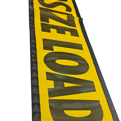 Polyester Textile Bunting Durability Safety Warning Flag