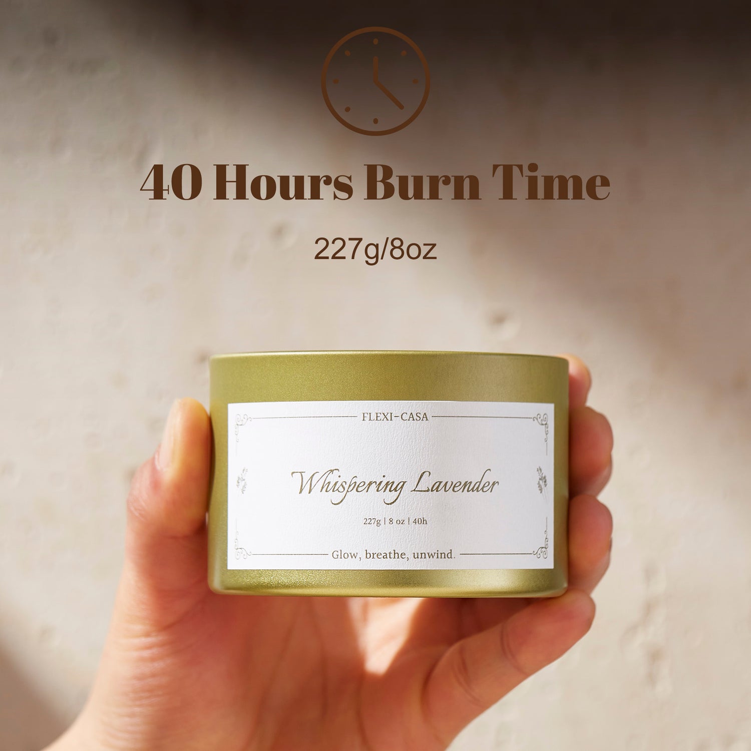 Lavender &amp; Cinnamon Aromatherapy Tin Candle Set – 2 Pack Soy Wax Candles for Relaxation