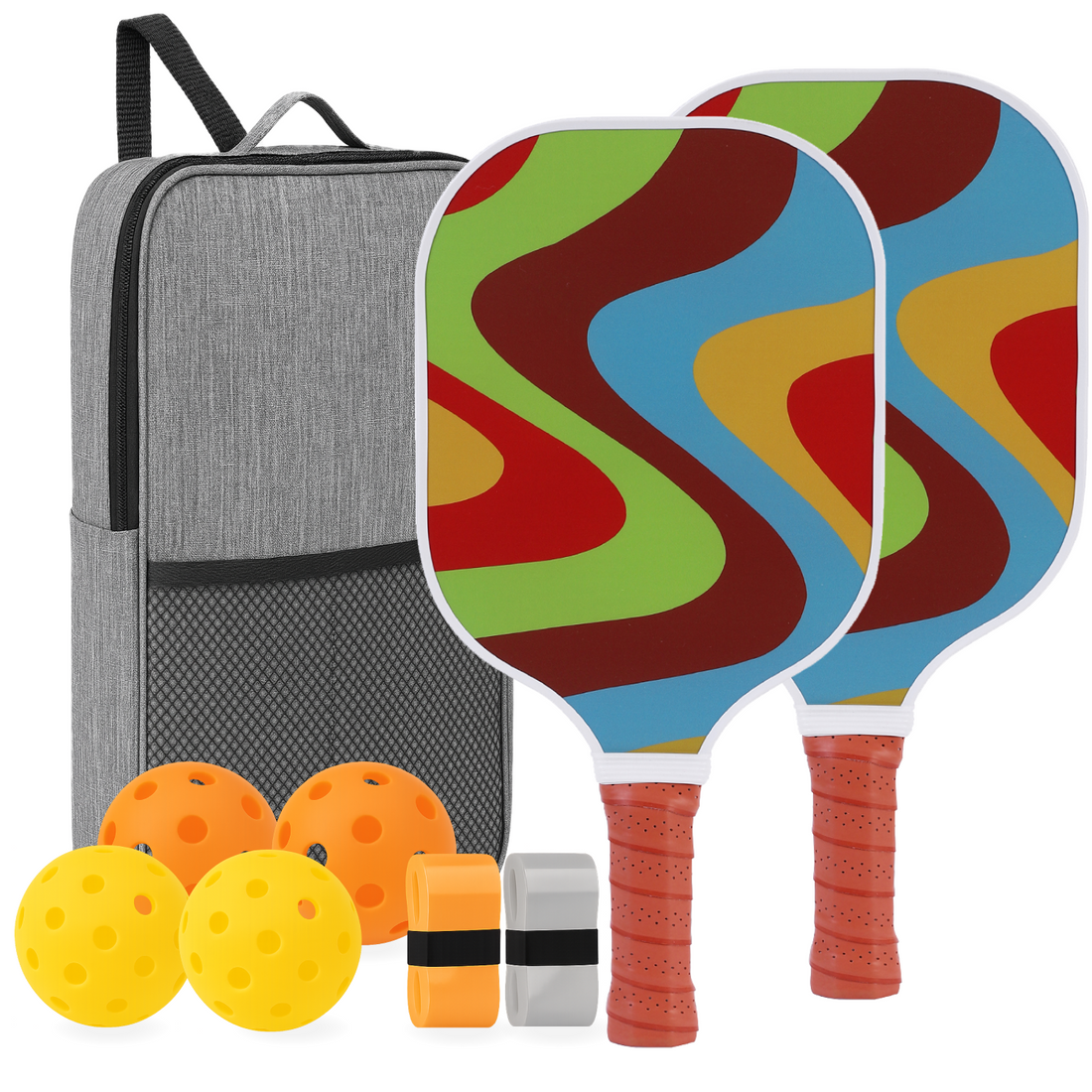 Fiberglass Pickleball Paddle Set – USAPA Approved Pickleball Paddles for Beginners & Adults