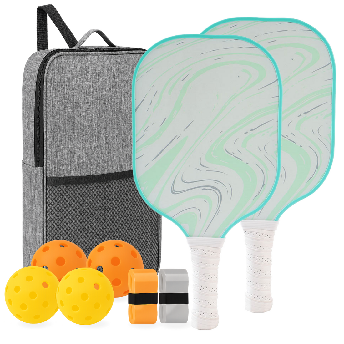 Fiberglass Pickleball Paddle Set – USAPA Approved Pickleball Paddles for Beginners & Adults