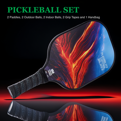 Fiberglass Pickleball Paddle Set – USAPA Approved Pickleball Paddles for Beginners &amp; Adults