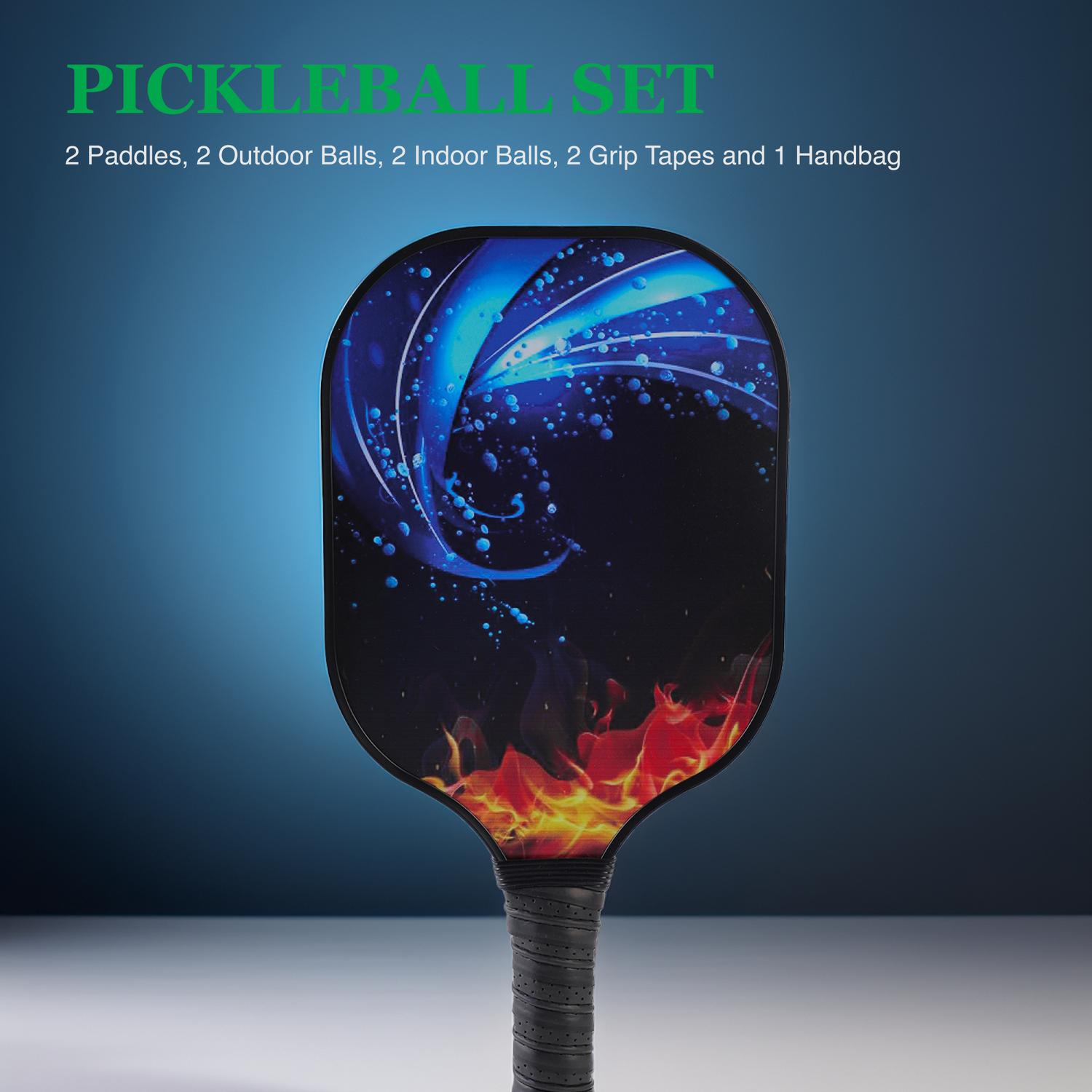 Fiberglass Pickleball Paddle Set – USAPA Approved Pickleball Paddles for Beginners &amp; Adults