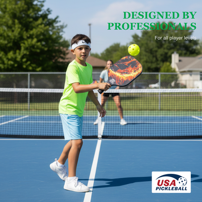 Fiberglass Pickleball Paddle Set – USAPA Approved Pickleball Paddles for Beginners &amp; Adults