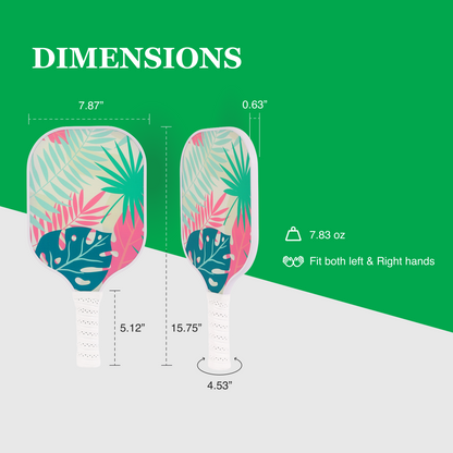 Fiberglass Pickleball Paddle Set – USAPA Approved Pickleball Paddles for Beginners &amp; Adults