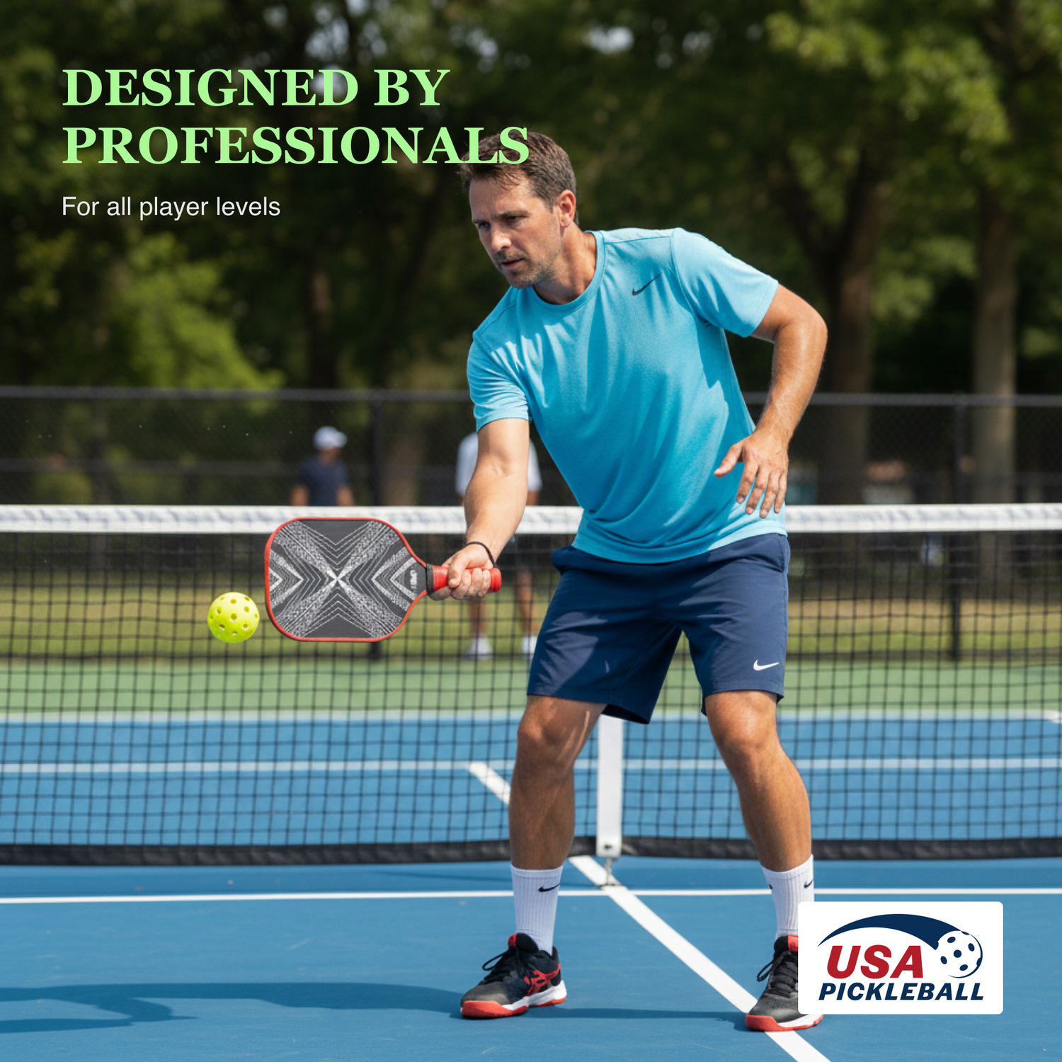 Fiberglass Pickleball Paddle Set – USAPA Approved Pickleball Paddles for Beginners &amp; Adults