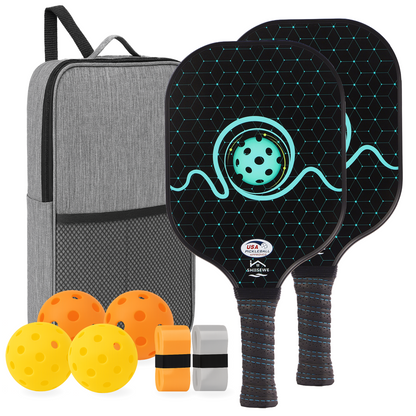 Fiberglass Pickleball Paddle Set – USAPA Approved Pickleball Paddles for Beginners &amp; Adults