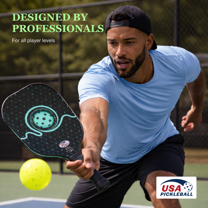 Fiberglass Pickleball Paddle Set – USAPA Approved Pickleball Paddles for Beginners &amp; Adults