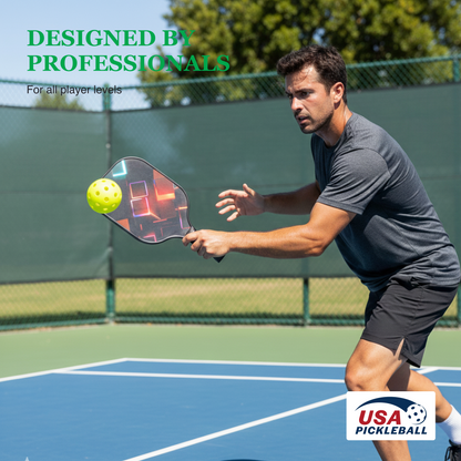 Fiberglass Pickleball Paddle Set – USAPA Approved Pickleball Paddles for Beginners &amp; Adults