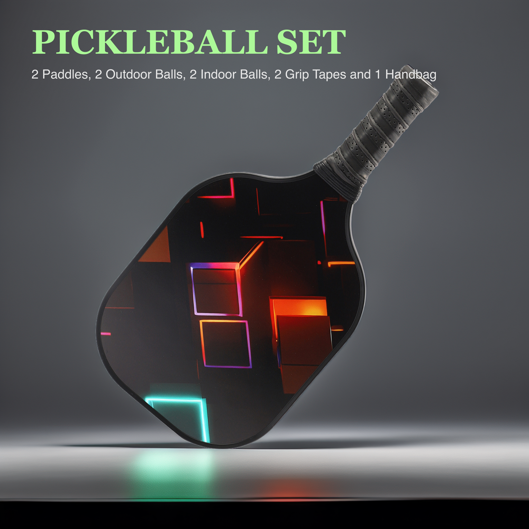 Fiberglass Pickleball Paddle Set – USAPA Approved Pickleball Paddles for Beginners &amp; Adults