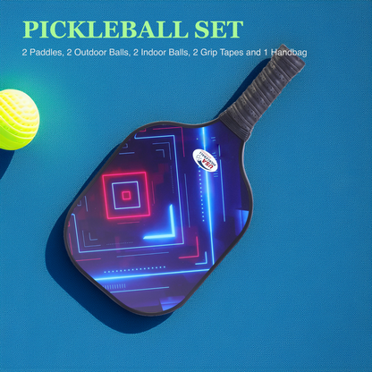 Fiberglass Pickleball Paddle Set – USAPA Approved Pickleball Paddles for Beginners &amp; Adults