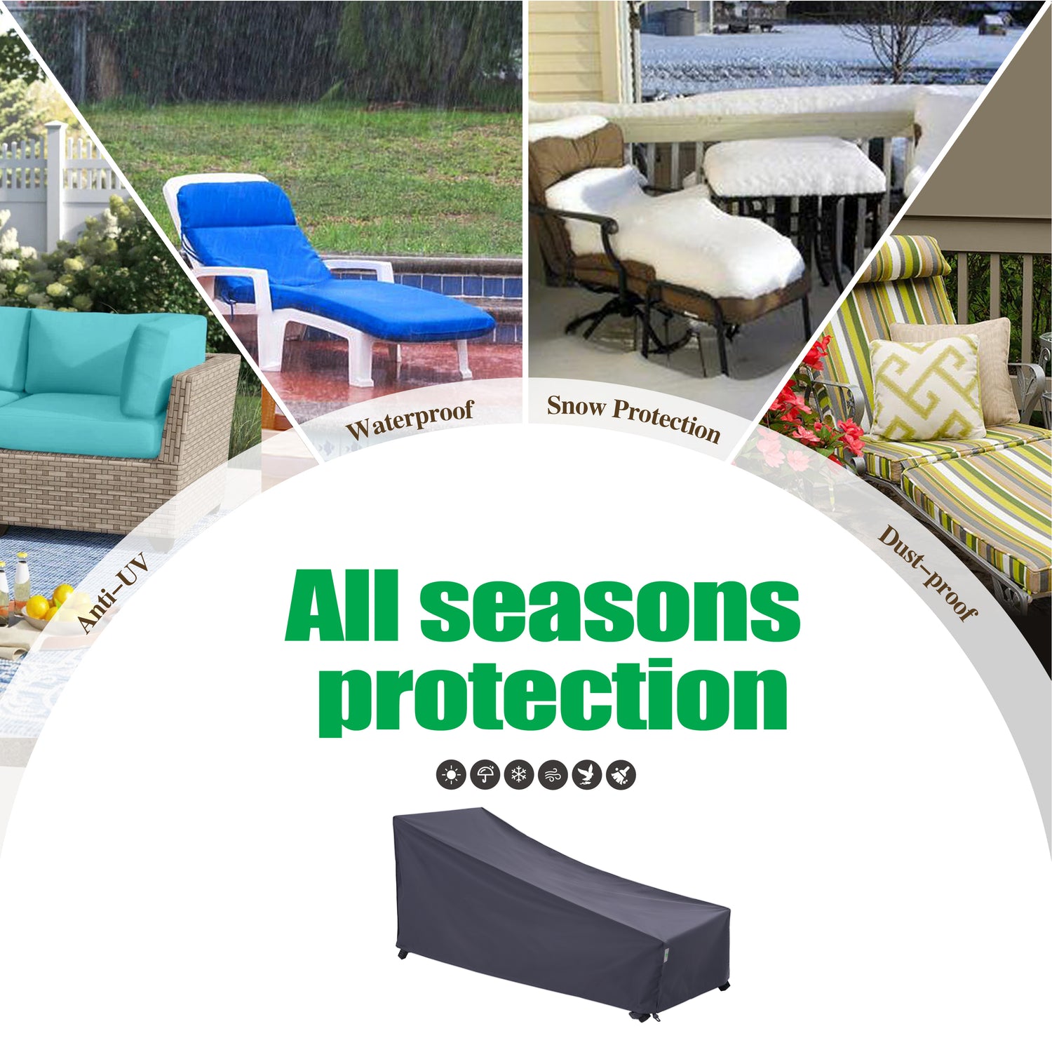 Seasonal Outdoor Patio Furniture Covers