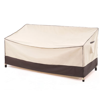 2024 Edition Patio Sofa/Bench/Loveseat Cover - Beige+Coffee